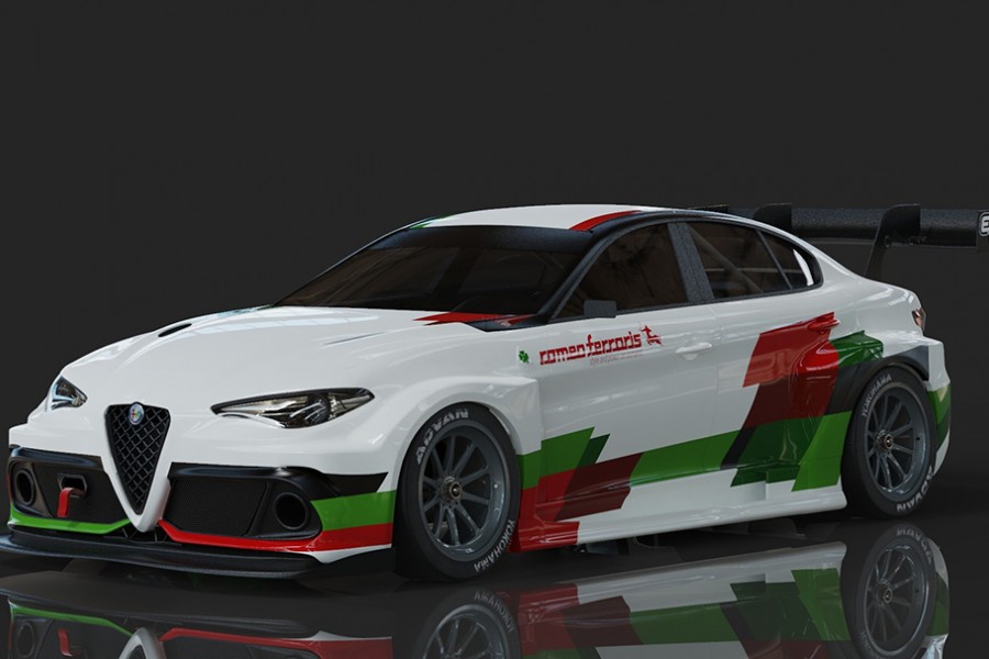 Romeo Ferraris unveils the Alfa Romeo Giulia ETCR project